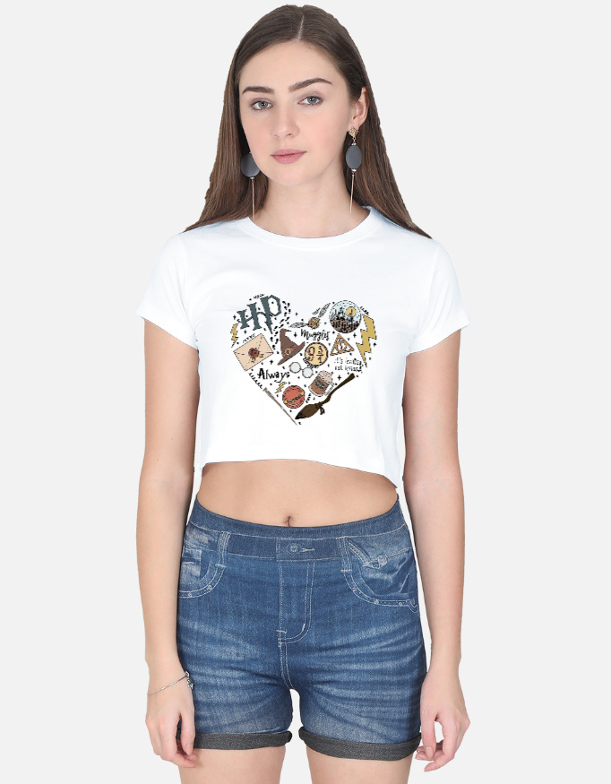 Harry Potter - Heart - Crop Top