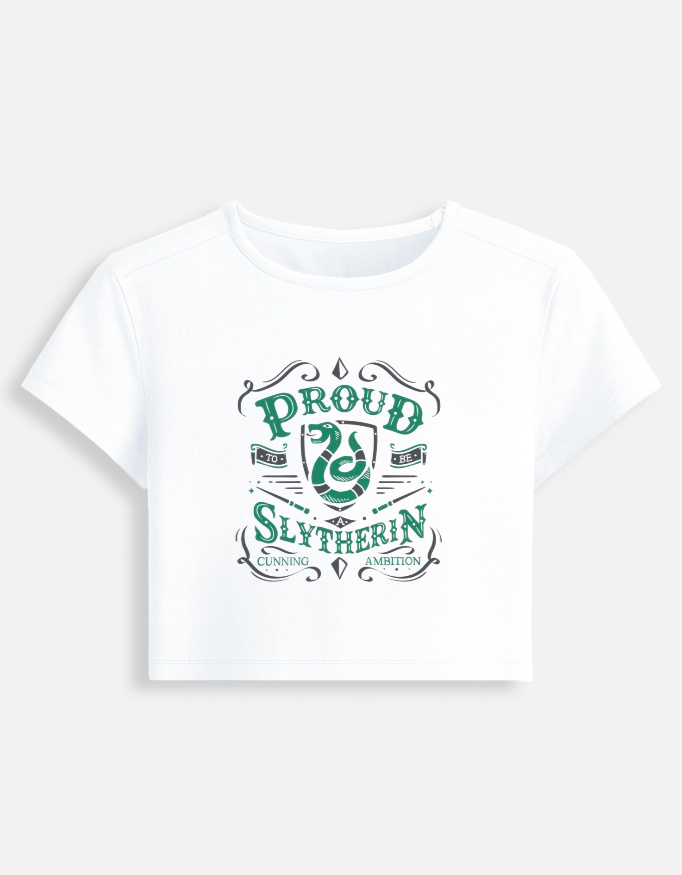 Harry Potter - Proud to be Slytherin - Baby Tee