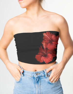 Hibiscus Flowers - Tube Top