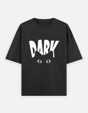 Cats - Dark - Glow in Dark - Unisex Oversized Classic T-Shirt