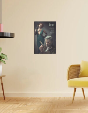 The Witcher - A Matter of Life & Death - Noir Poster