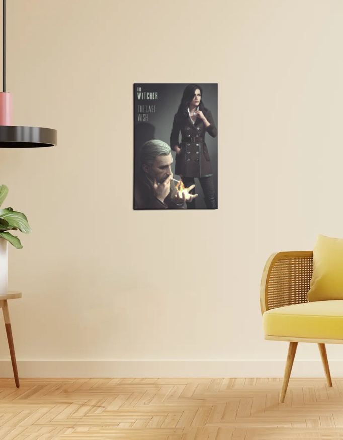 The Witcher - The Last Wish - Noir Poster