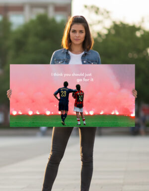 Materazzi and Rui Costa - Just go for it - Poster